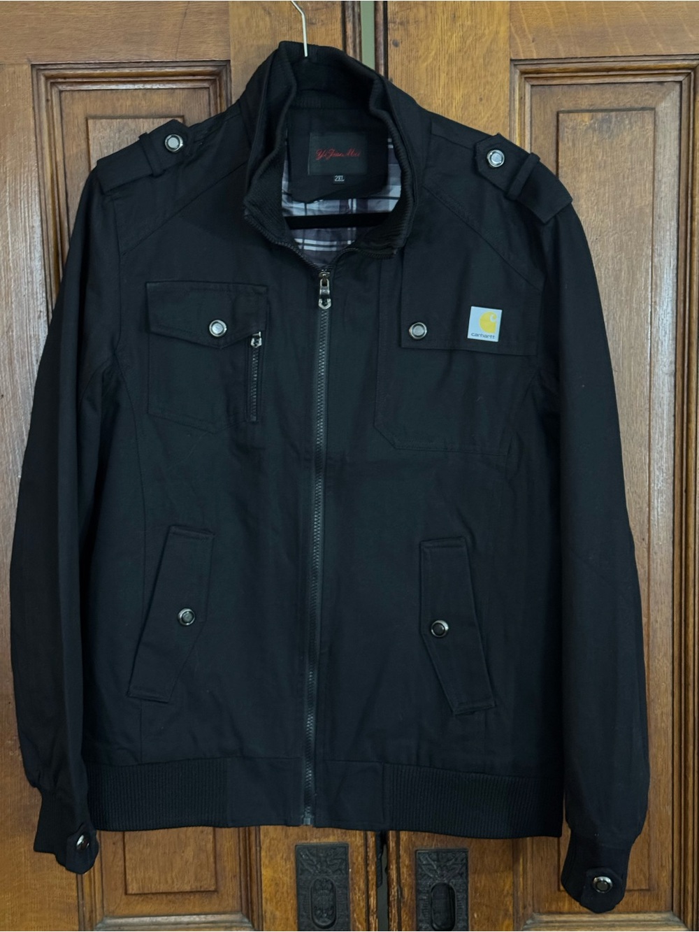 Carhartt Men’s Black Workwear Zip Front Jacket